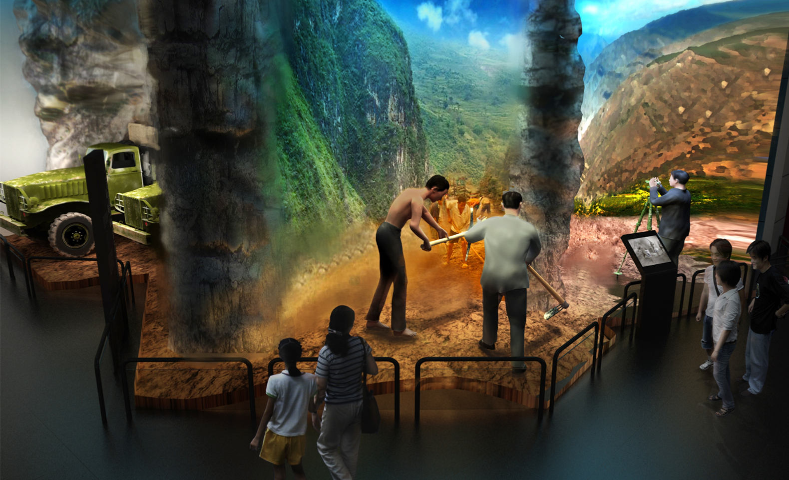 滇西作戰(zhàn)名師聯(lián)紀念館展示